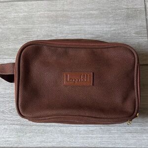 Karl Lagerfeld Men's Brown Toiletry Bag